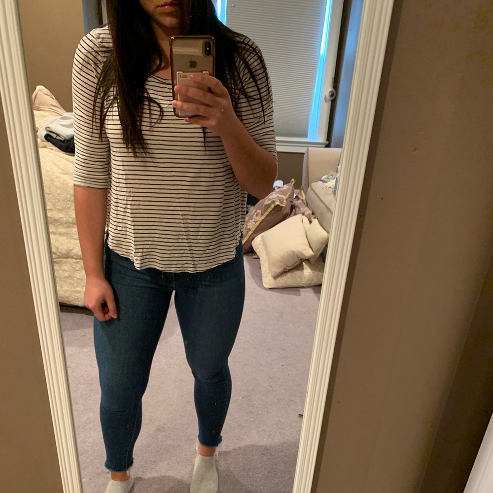 Free people striped tee